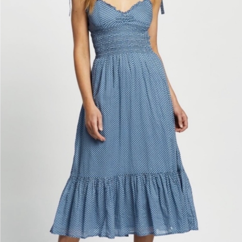 Polo Ralph Lauren blue and white star print dress! - Picture 4 of 11